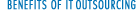 MENU: BENEFITS OF IT OUTSOURCING